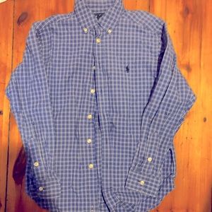Boys button up long sleeve shirt